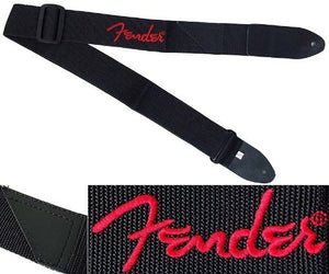 Fender 2 inch Poly strap Red Fender diržas gitarai