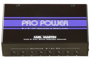 Carl Martin Pro Power V2 maitinimo šaltinis efektams