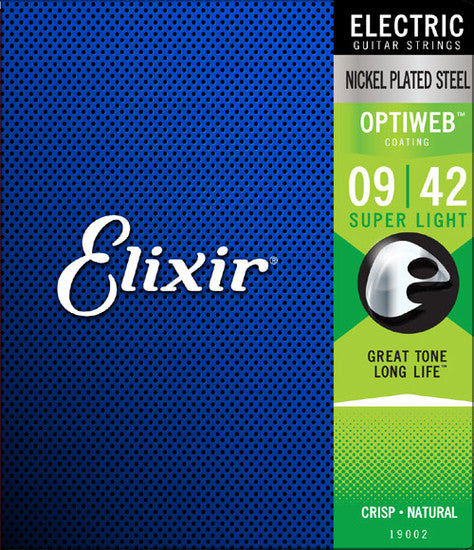 Elixir 19002 OPTIWEB Super Light 9-42 stygos elektrinei gitarai