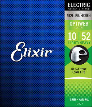 Elixir 19077 OPTIWEB 10-52 stygos elektrinei gitarai