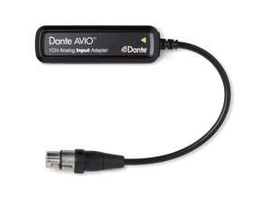 Dante AVIO Analog 1 Ch Input Adapter