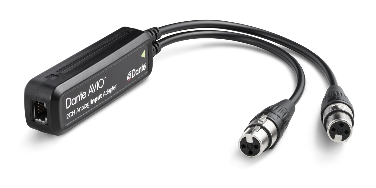 Dante AVIO Analog 2 Ch Input Adapter