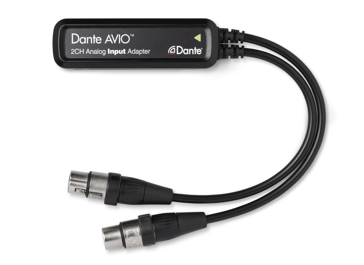 Dante AVIO Analog 2 Ch Input Adapter