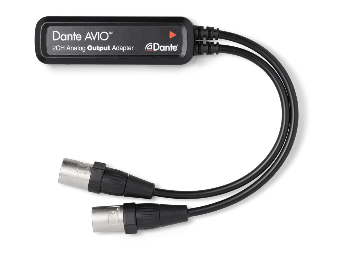 Dante AVIO Analog 2 Ch Output Adapter