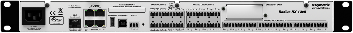 Symetrix RADIUS NX 12x8 Dante