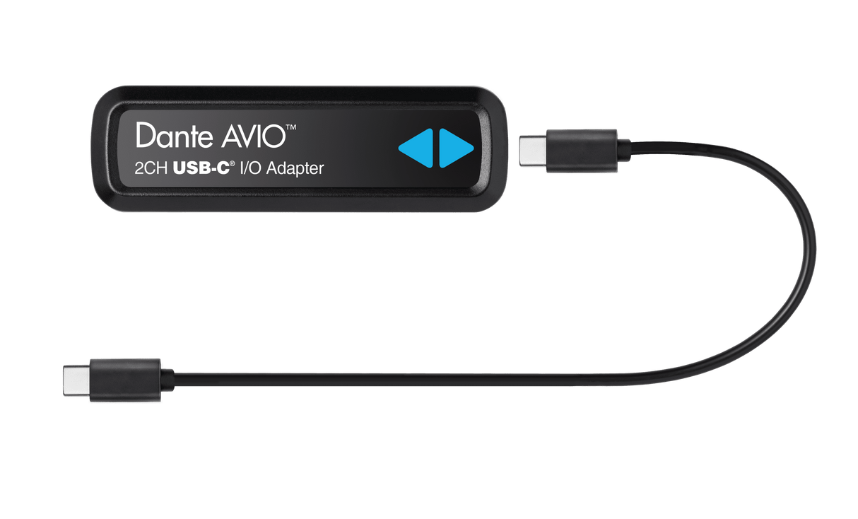 Dante AVIO USBC IO Adapter 2x2