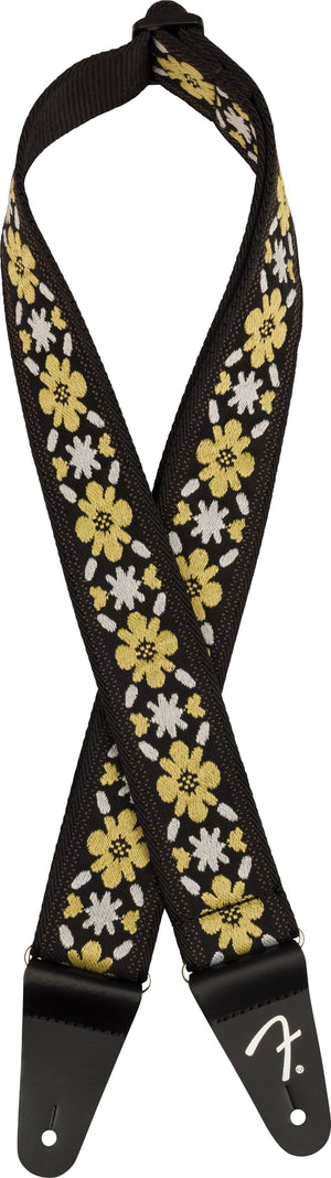 Fender Pasadena Woven Strap Yellow Clover 2 diržas gitarai