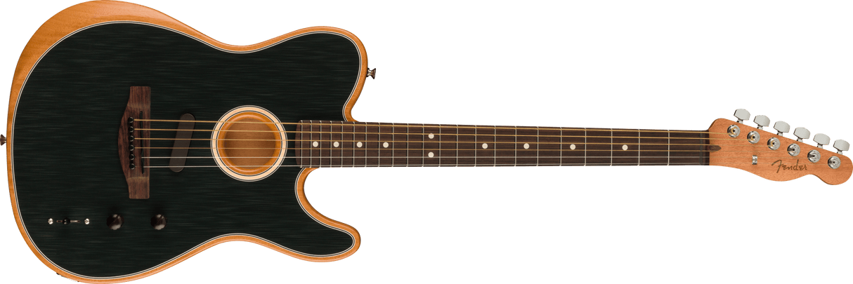 Fender Acoustasonic Player Tele BLK elektro-akustinė gitara