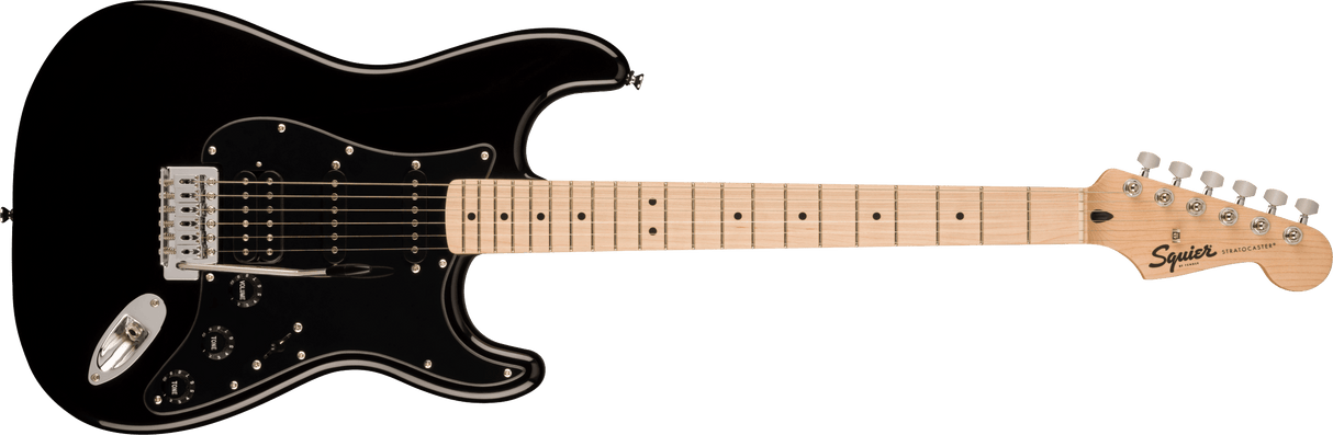 SQUIER SONIC STRAT HSS MN BPG BLK elektrinė gitara