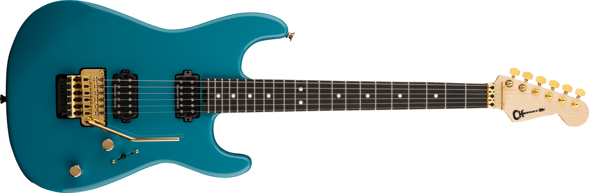 Charvel Pro Mod SD1 HH FR Ebony Fingerboard Miami Blue elektrinė gitara