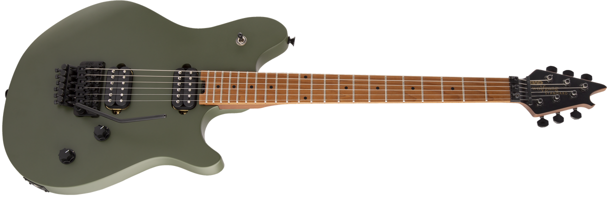 EVH Wolfgang WG Standard Baked Maple Fingerboard Matte Army Drab elektrinė gitara