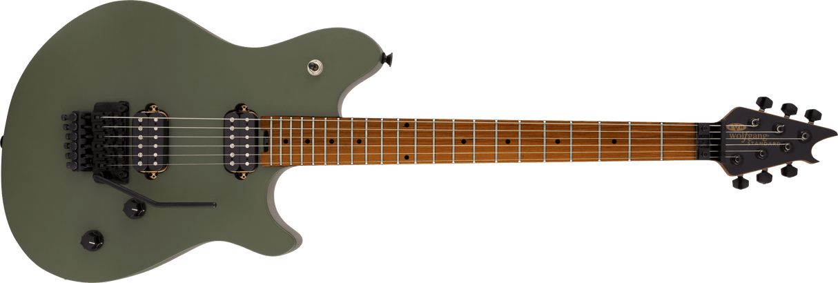 EVH Wolfgang WG Standard Baked Maple Fingerboard Matte Army Drab elektrinė gitara