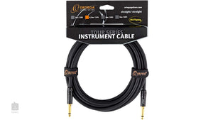 Ortega OECIS-10 Instrument Cable - 3m/10ft. Black Tweed, STRAIGHT/STRAIGHT, Economy Series laidas gi