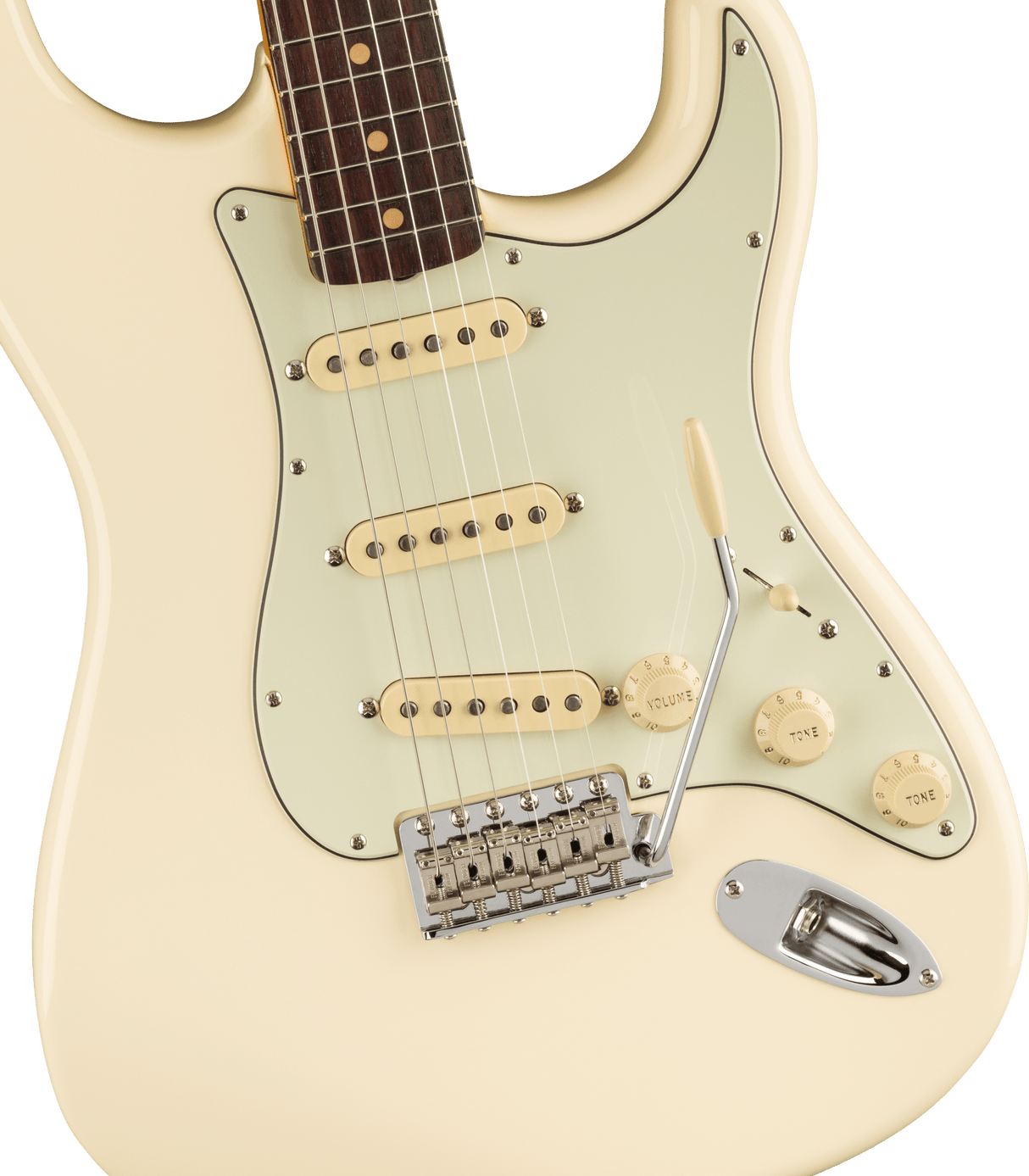 Fender American Vintage II 1961 Stratocaster RW Olympic White elektrinė gitara