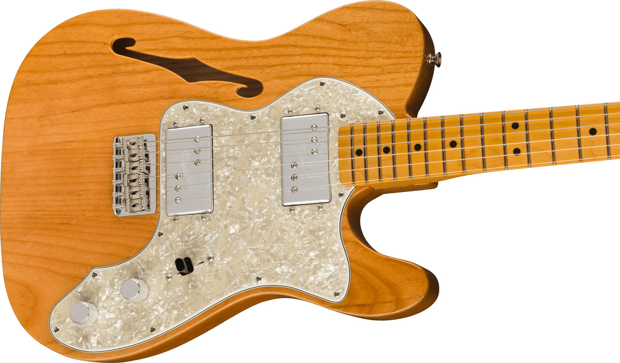 Fender American Vintage II 72 Telecaster Thinline MN Aged Natural gitara Made in USA