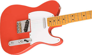 Fender Vintera 50s Tele MN FRD elektrinė gitara su įbrėžimu korpuse