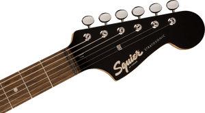 Squier Paranormal Strat-O-Sonic Laurel Fingerboard Black Pickguard Vintage Blonde elektrinė gitaraq