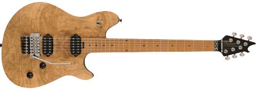 EVH Wolfgang WG Standard Exotic Laurel Burl Baked Maple Fingerboard Natural elektrinė gitara