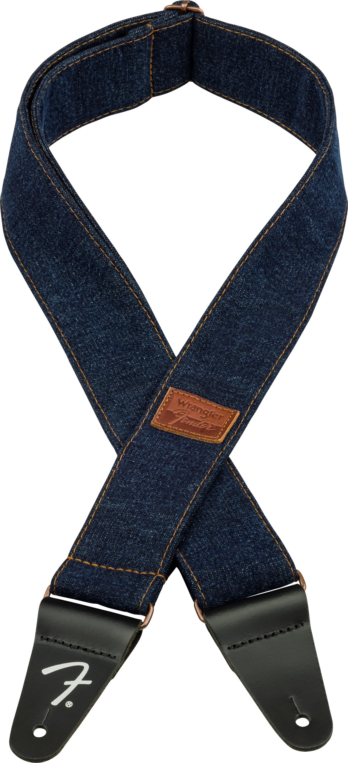 Fender X Wrangler Denim Strap Dark Indigo diržas gitarai