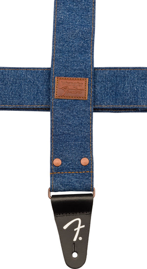 Fender X Wrangler Denim Strap Dark Indigo diržas gitarai