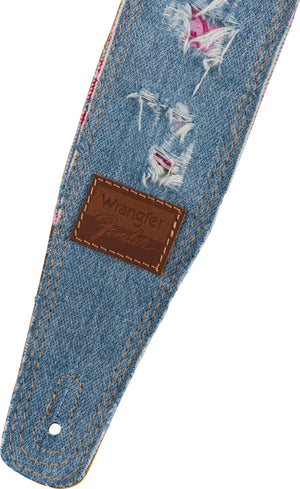 Fender X Wrangler RIPPED DENIM STRAP Indigo diržas gitarai