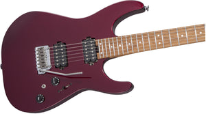 CHARVEL USA Select DK24 HH 2PT CM Caramelized Flame Maple Fingerboard Oxblood elektrinė gitara