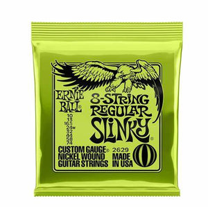 Ernie Ball 2629 Regular Slinky .010 - .074 8-string stygos elektrinei gitarai