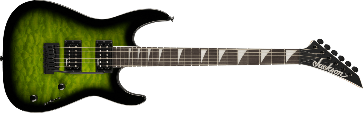 Jackson JS20 DKQ 2PT AF Transparent Green Burst elektrinė gitara