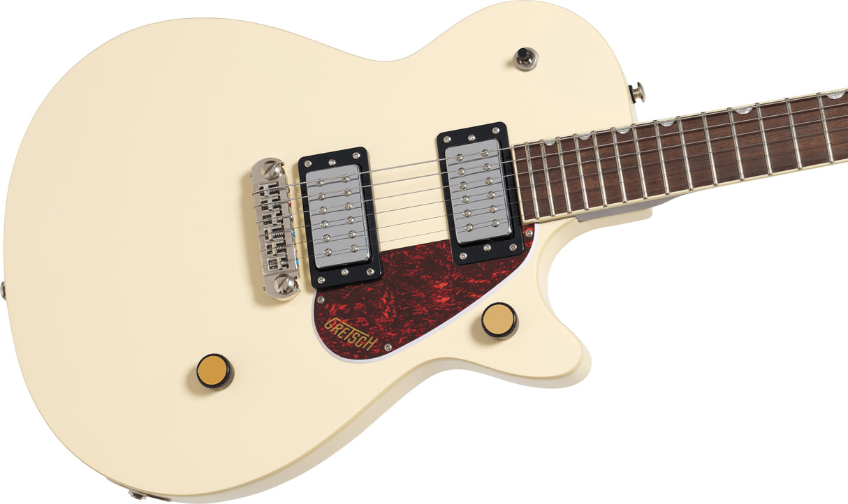 Gretsch Streamliner Jet Club Single-Cut with Wraparound Laurel Fingerboard Vintage White elektrinė g