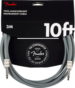 Fender 10 Anniversary cable Grey instrumentinis laidas