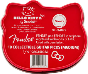 Fender x Hello Kitty 18 Pack Pick Tin Medium