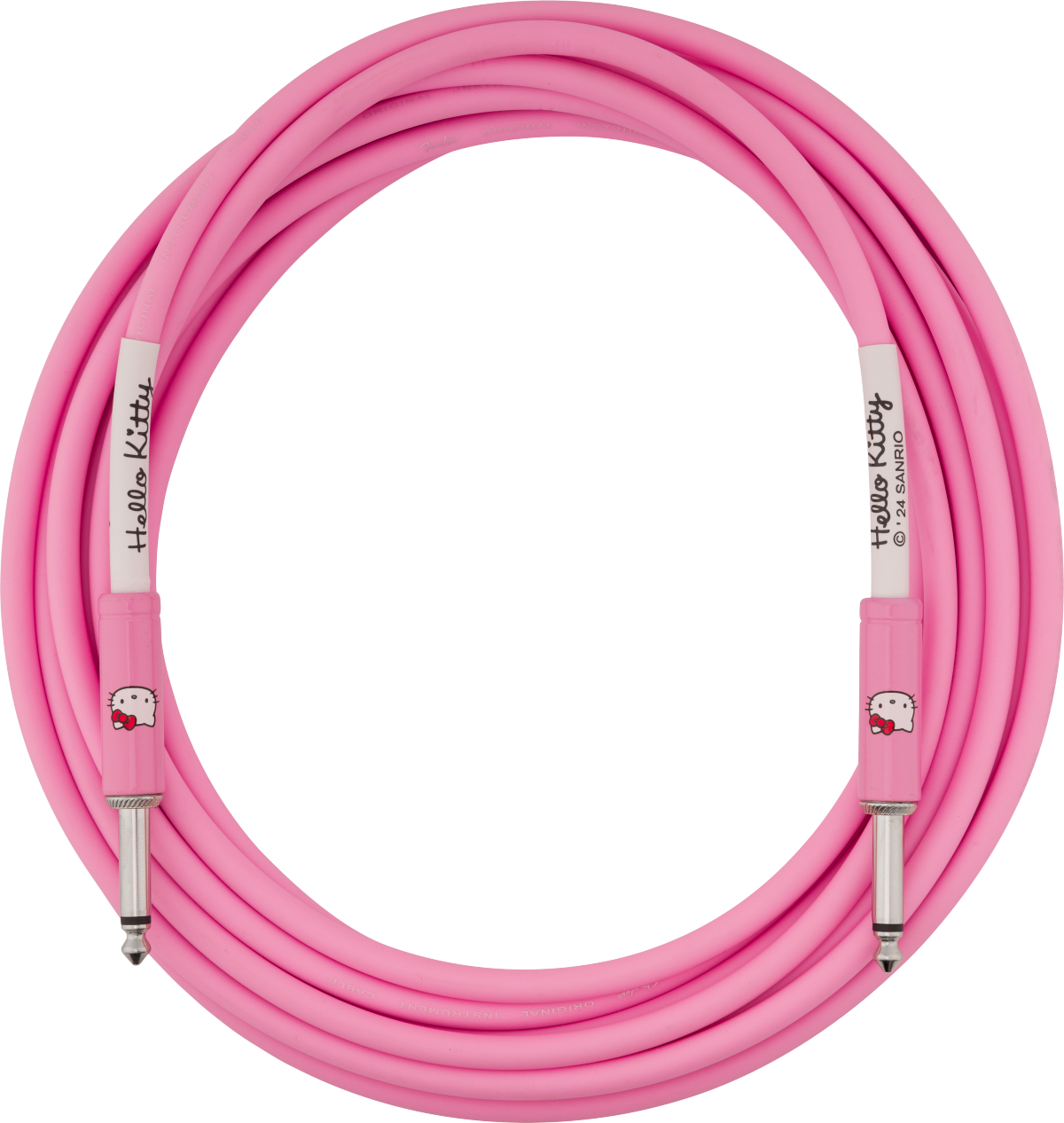 Fender x Hello Kitty Pink Original Cable 18.6 laidas gitarai