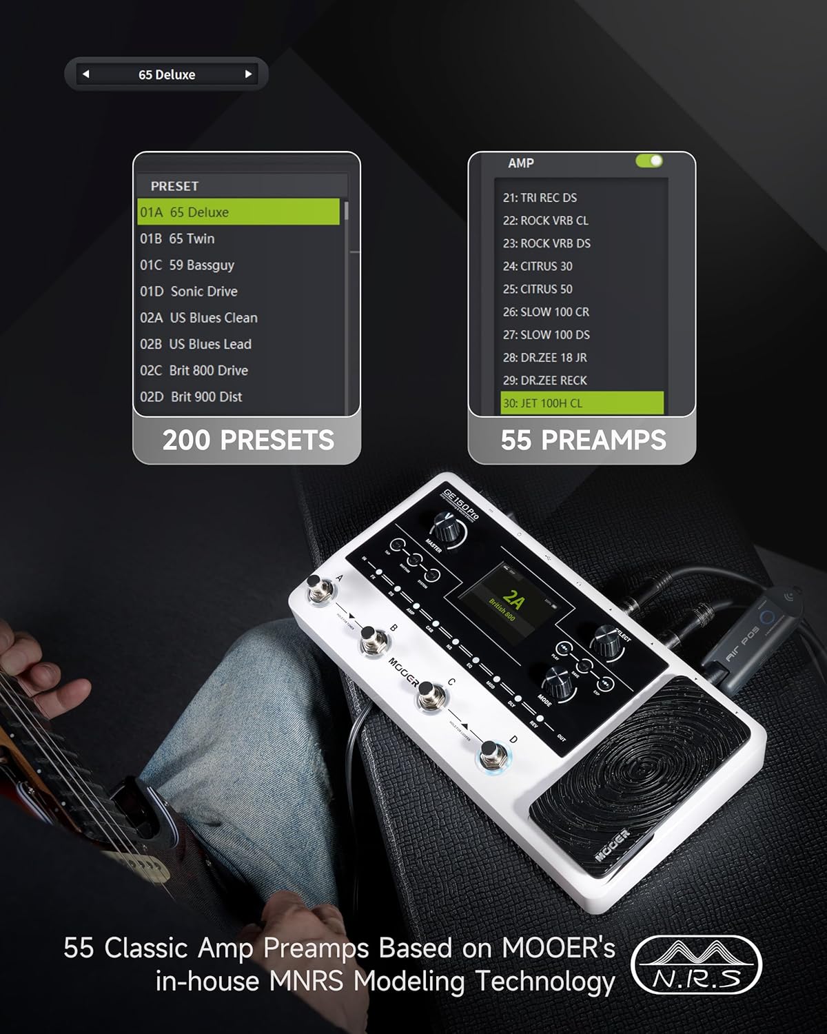 Mooer GE150 PRO procesorius elektrinei gitarai