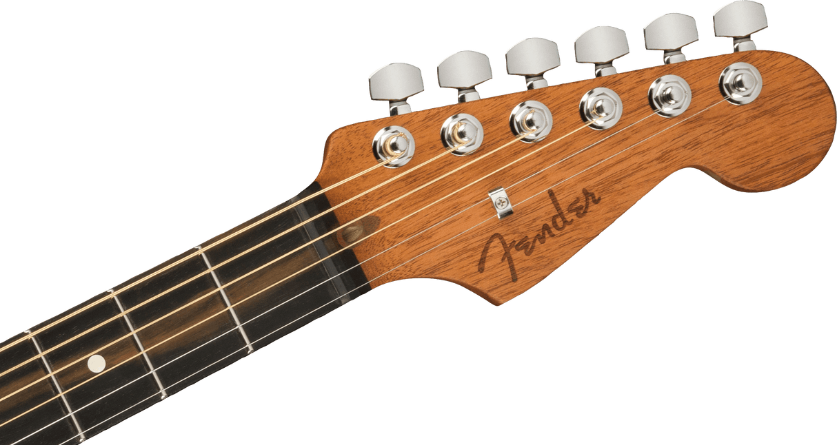 Fender American Acoustasonic Jazzmaster Tungsten Ebony Fingerboard elektro-akustinė gitara