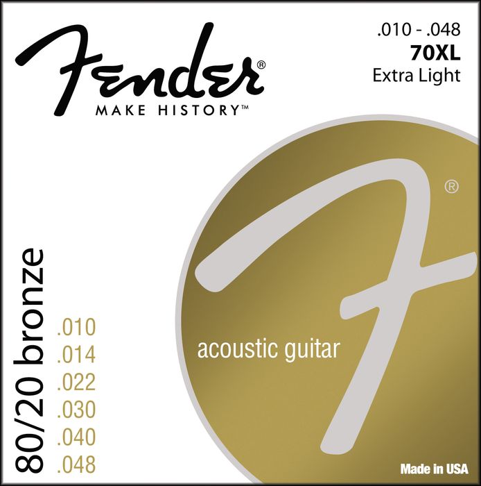 Fender 70XL stygos akustinei gitarai